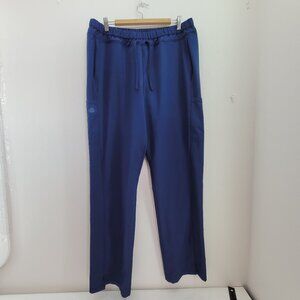Dickies Scrub Bottoms Womens XL Tall Blue Dynamix Straight Leg Pants DK130T